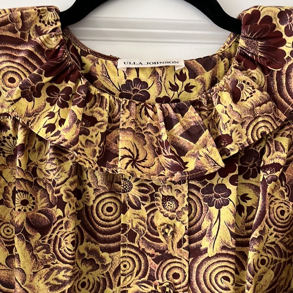 Elsie Tiered Floral Waist-Tie Midi Dress - Picture 6 of 11